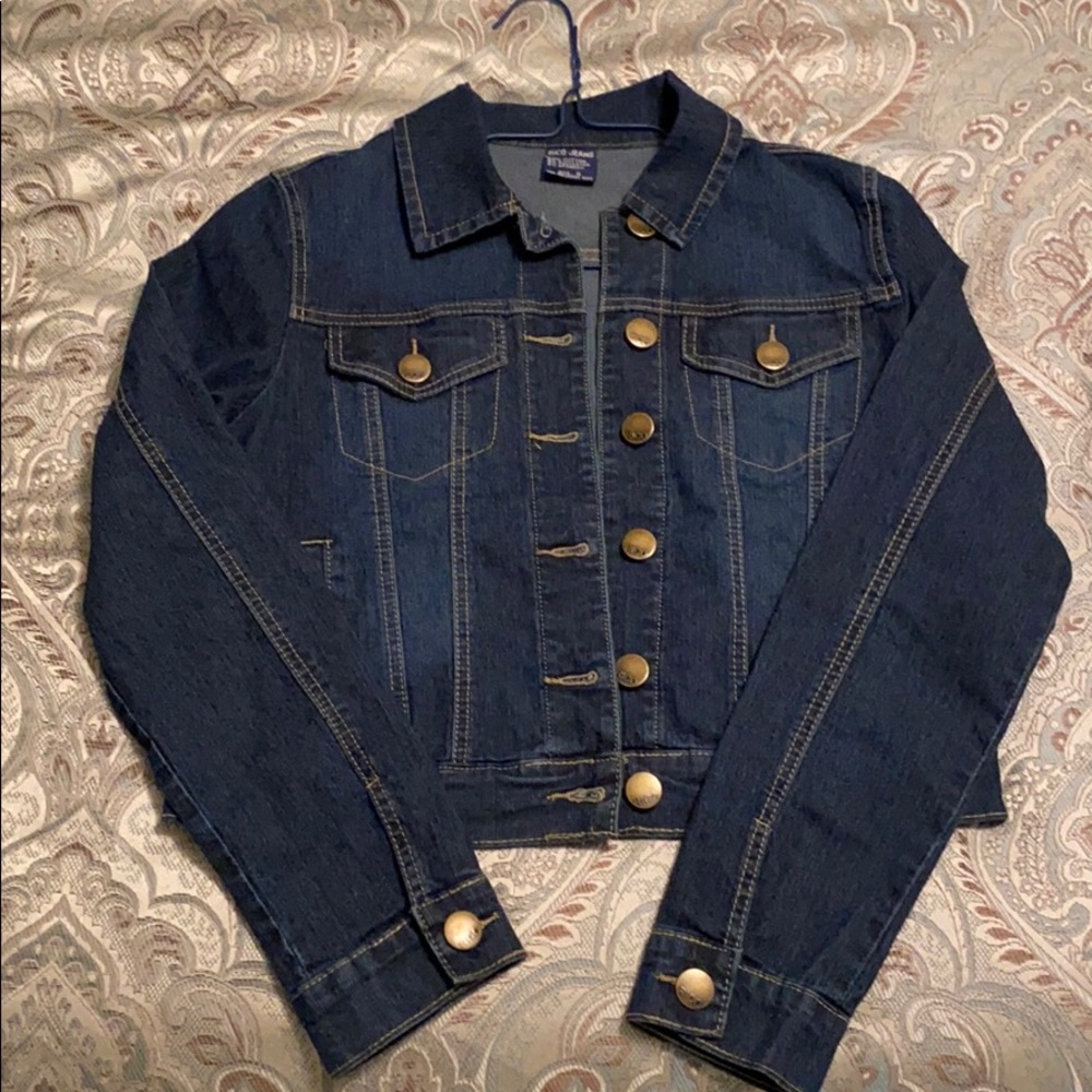 NWOT Denim jean jacket with stretch